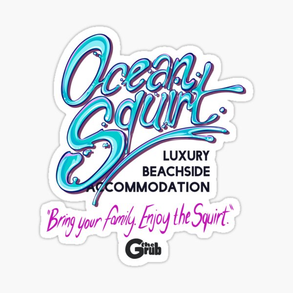 Vista previa del artículo con la obra «The Grub - Ocean Squirt», diseñado y vendido por James Fosdike.