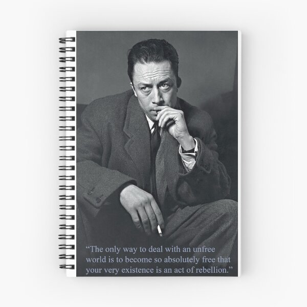 Item preview, Cita de Albert Camus sobre el rebelde designed and sold by radLeft.