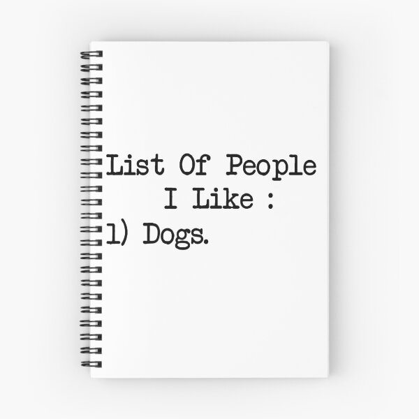 Item preview, List Of People I Like Dogs designed and sold by SoufStore.