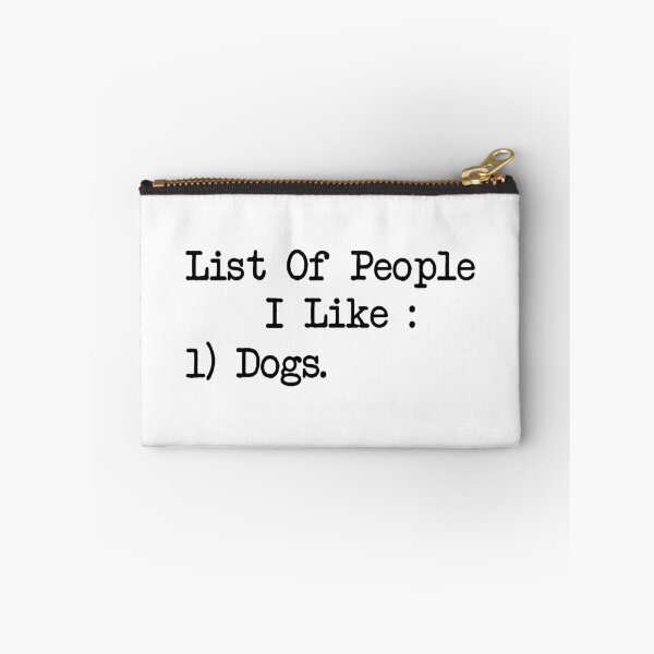 Item preview, List Of People I Like Dogs designed and sold by SoufStore.