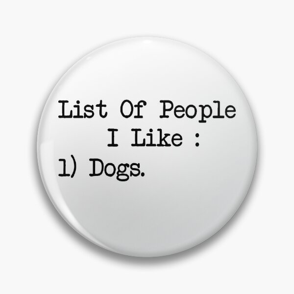 Item preview, List Of People I Like Dogs designed and sold by SoufStore.