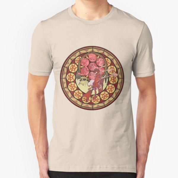 Fooly Cooly (FLCL) Stained Glass Slim Fit T-Shirt