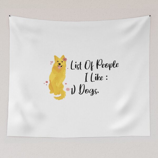 Item preview, List Of People I Like Dogs designed and sold by SoufStore.
