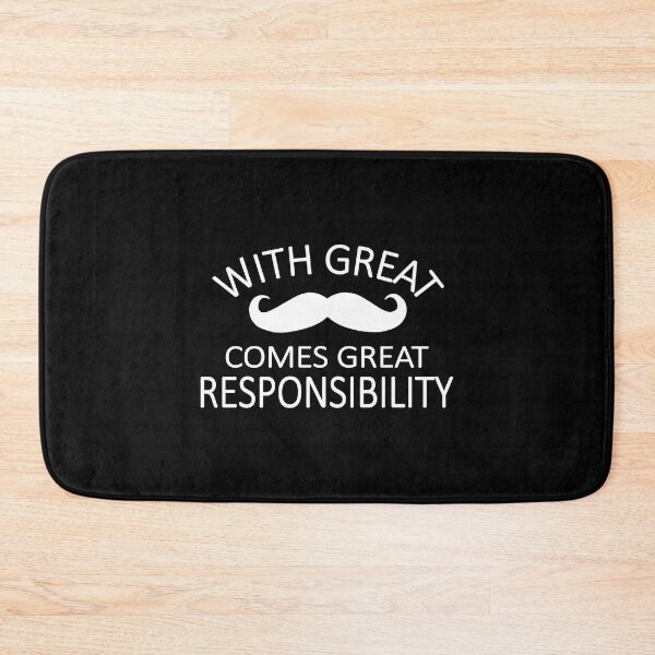 Item preview, With great mustache comes great responsibility. designed and sold by headpossum.