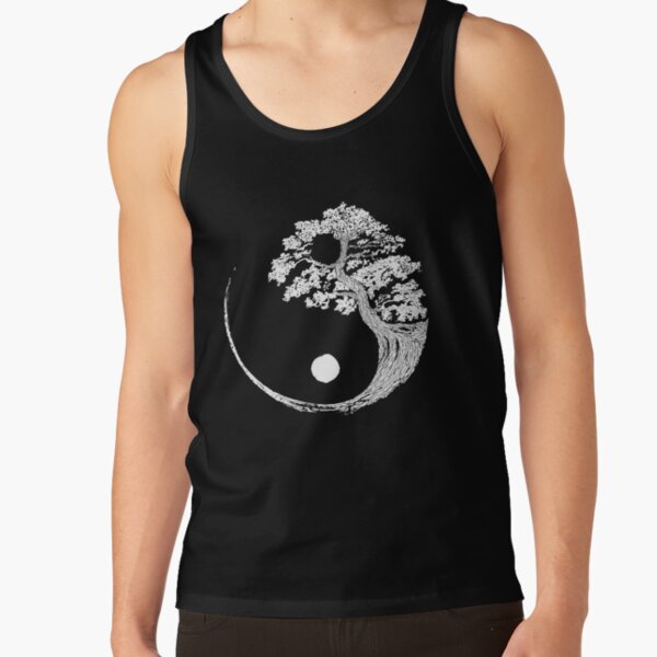 Yin Yang Bonsai Tree Japanese Buddhist Zen T-Shirt Tank Top