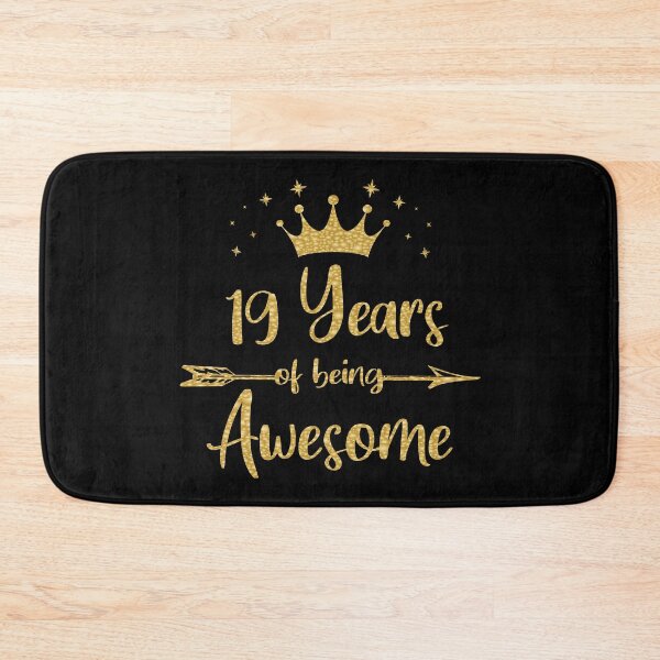 Item preview, Womens 19 Years Of Being Awesome Women 19th Happy Birthday graphic designed and sold by Grabitees.