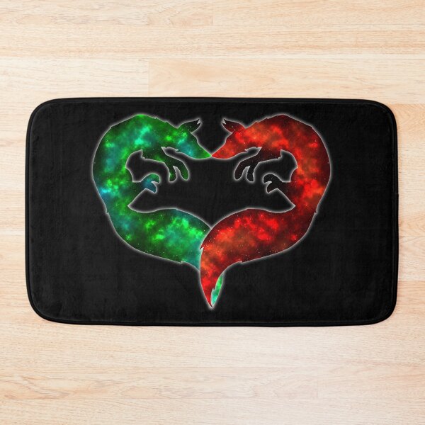 Item preview, Forever & Always Foxes - Galaxy - Green & Red designed and sold by Katrina Montgomery.