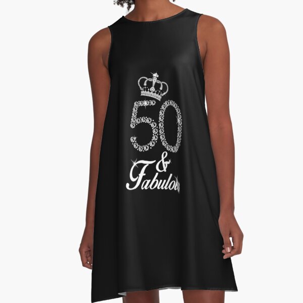 50th Birthday Gift 1969 T-shirt 50 Years Old for Women A-Line Dress