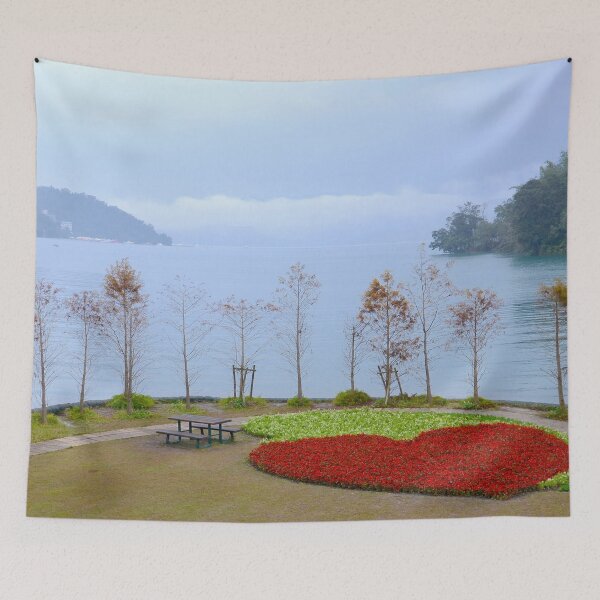 Item preview, Dreamy Lakeside Flower Garden - Photography designed and sold by joejiing.