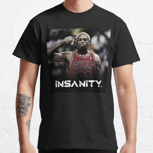 Dennis Rodman Cita motivacional loco Camiseta clásica