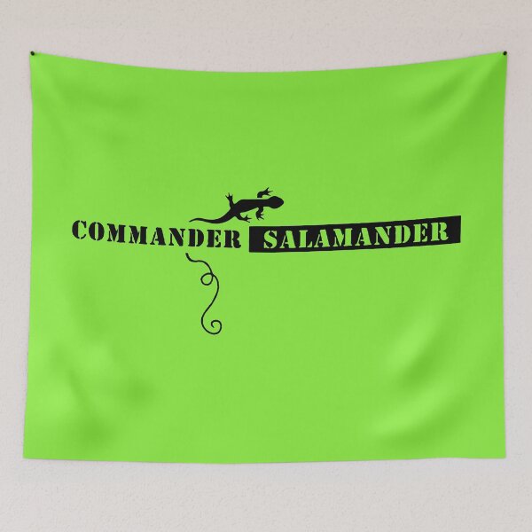 Item preview, Commander Salamander! (black) designed and sold by Fairytale of DC.