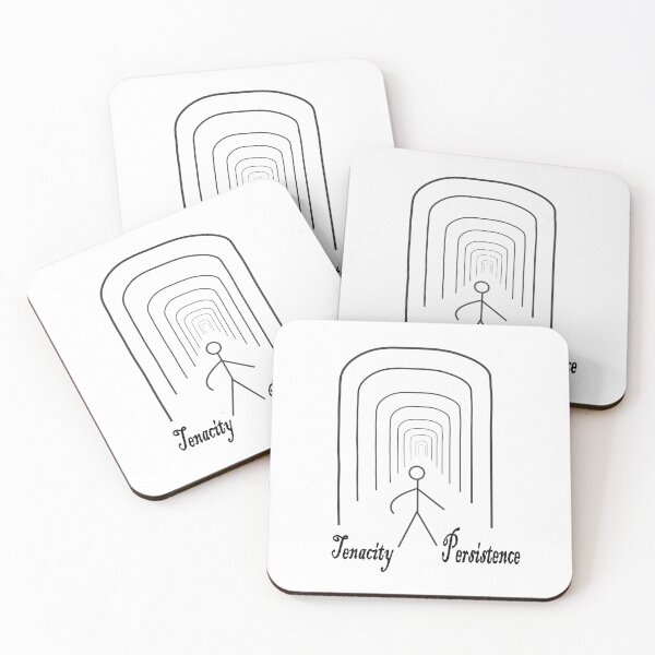 Item preview, The doors of life need the tenacity and persistence designed and sold by Redmoon9.