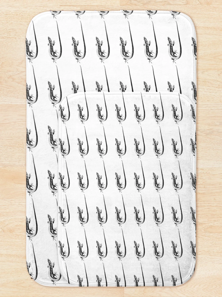 Thumbnail 5 of 6, Bath Mat, lizard designed and sold by RalfkLang.