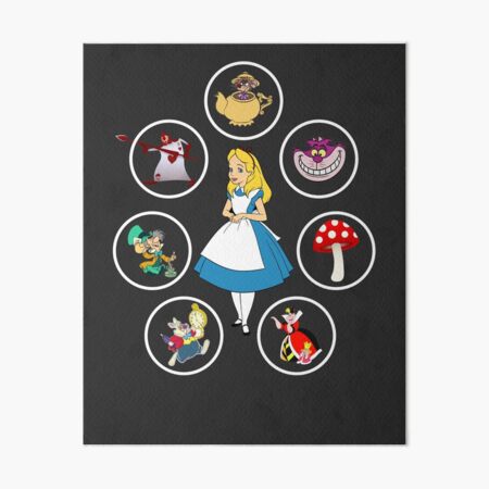 Artikel-Vorschau von Alice Mad Hatter Königin Kaninchen Teeparty Fans Vintage literarische Geschenke, designt und verkauft von TopTeeShop.