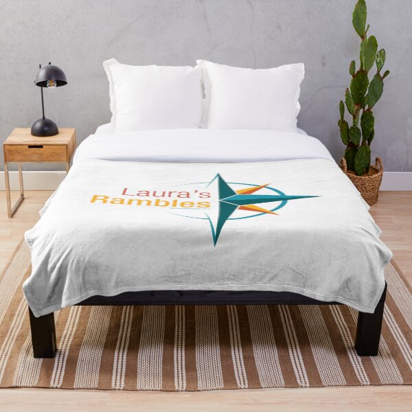 Laura's Rambles Logo Throw Blanket