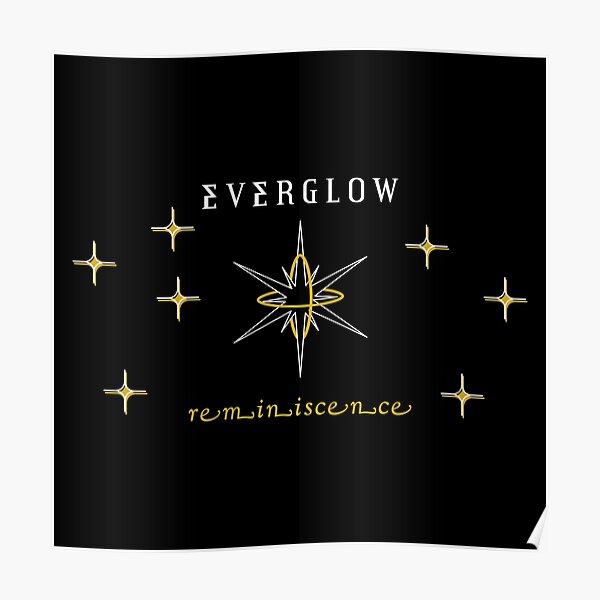 Everglow Logo Posters Redbubble