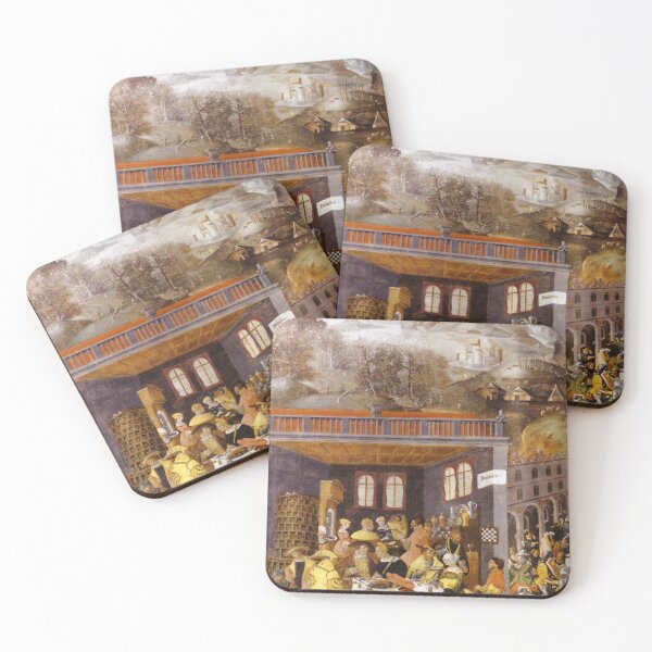 Item preview,  Medieval courtiers vintage art designed and sold by Vintage Designs +.