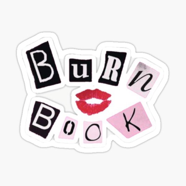 Burn Book Of The Dead Die Cut Sticker
