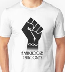 Raised Chain Fist Unisex T-Shirt