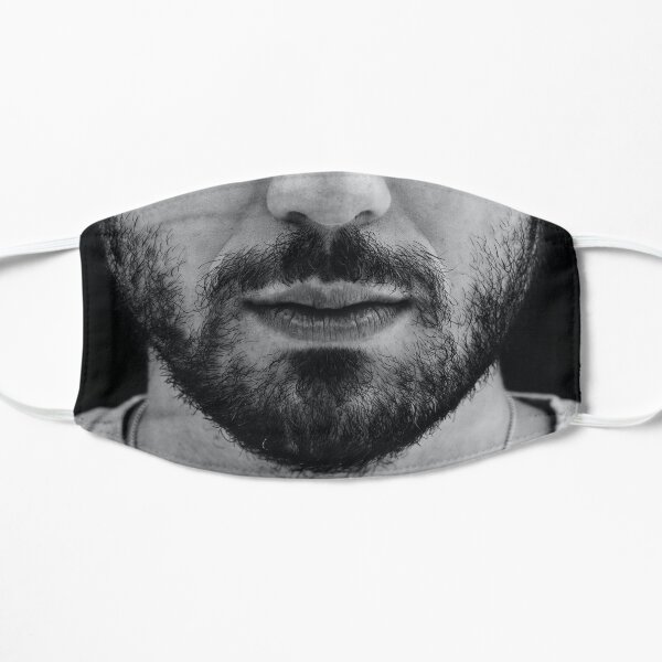 Bearded Face Mask Flat Mask