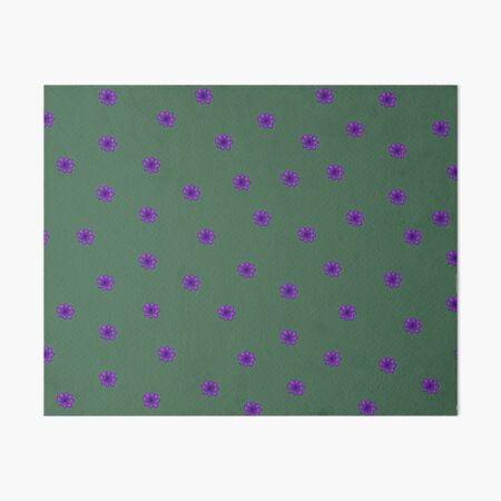Psychedelic purple flower Art Board Print