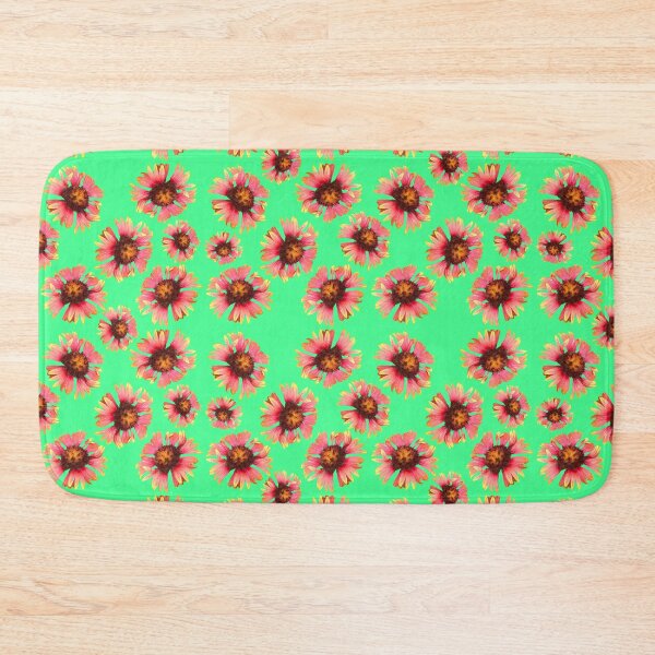 Item preview, Indian blanket Wildflower/Gaillardia pulchella Pattern (Bright Green) designed and sold by CTADesigns.