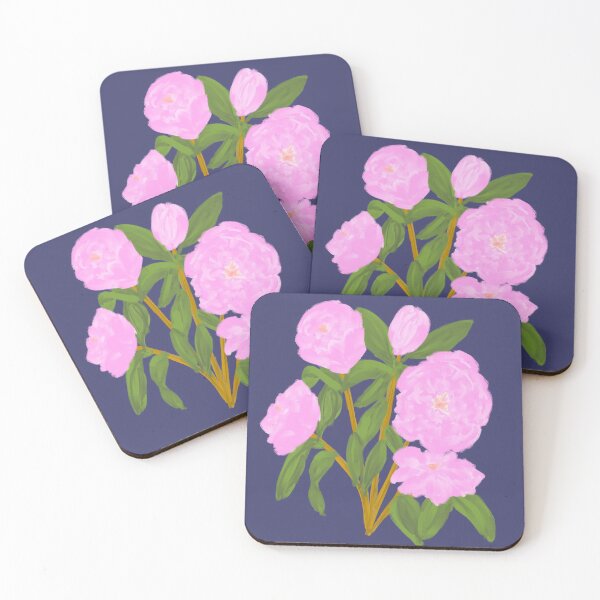Item preview, Peonies in pink  designed and sold by Quick Brown Fox Canada.