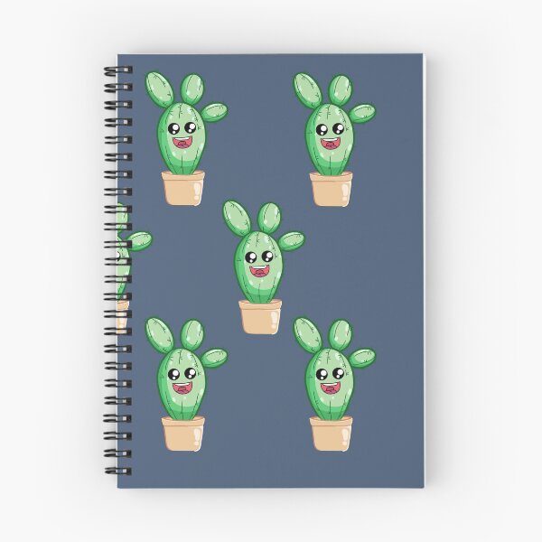 Item preview, cartoon cactus pattern designed and sold by KiwiBurrito.