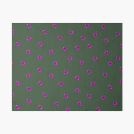 Psychedelic pink flower Art Board Print
