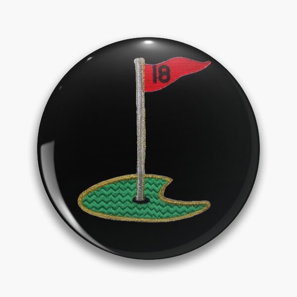 Item preview, Small 18th Hole Green Patch Golf Cup Sticker designed and sold by designolo.