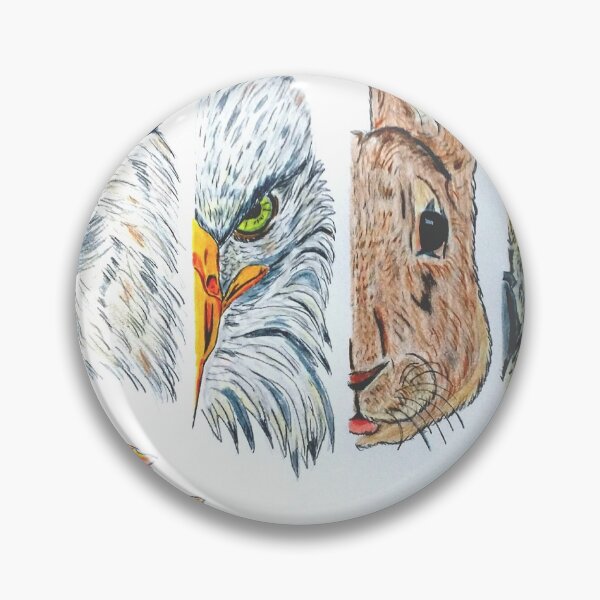 Item preview, animals half face designed and sold by brianjt.