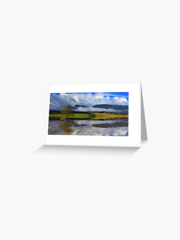 Thumbnail 1 of 2, Greeting Card, A flood of opportunities .The yarra Flats .Healesville designed and sold by DONWILSON.