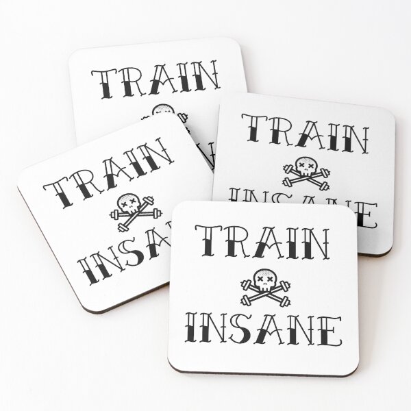 Item preview, Train insane! - Fun fitness wear designed and sold by Thread Collection.