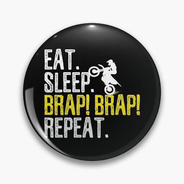 Artikelvorschau, Eat Sleep Braap Braap Wiederholen Dirt Bike Lover Lustiges Geschenk entworfen und verkauft von alenaz.