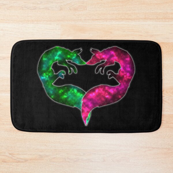 Item preview, Forever & Always Foxes - Galaxy - Pink & Green designed and sold by Katrina Montgomery.