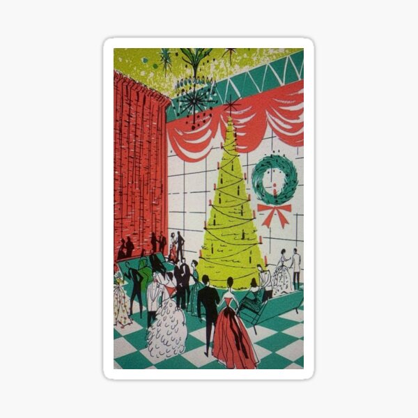 X-Mass Tree 50,s Sticker