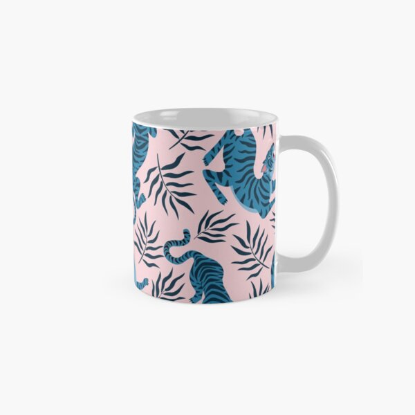 Item preview, Asian tigers and tropical leaves designed and sold by AngelinaBambina.