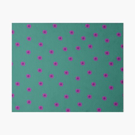 Psychedelic pink flower Art Board Print