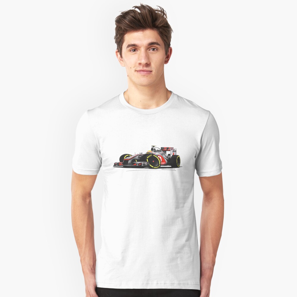 F1 2012 Mclaren Mp4 27 Lewis Hamilton T Shirt By