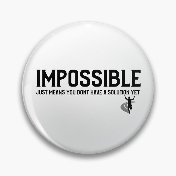 Item preview, Nothing is impossible! - Fun fitness wear designed and sold by Thread Collection.