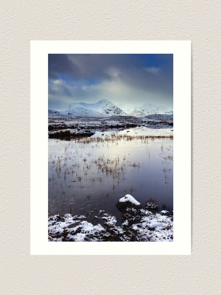 Thumbnail 1 von 3, Kunstdruck, Snowy Morning (River Ba) designt und verkauft von bitm2007.