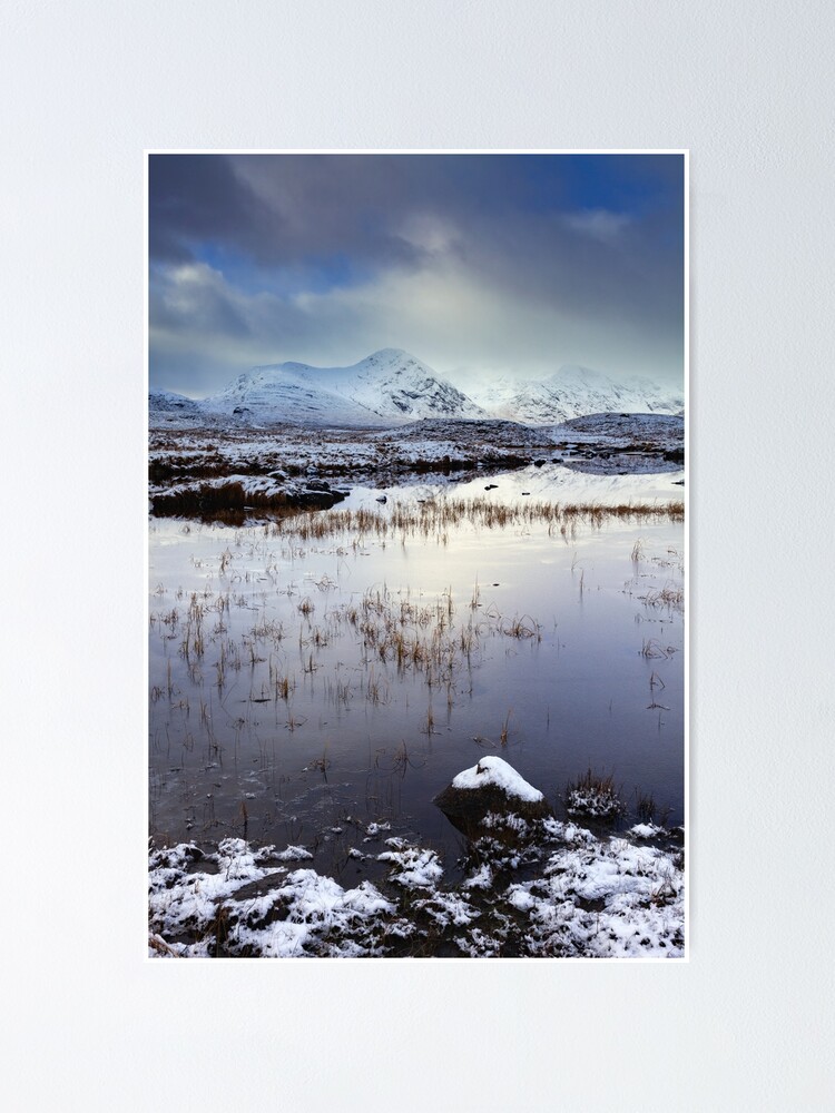Imagen 1 de 3, Póster con la obra Snowy Morning (River Ba), diseñada y vendida por bitm2007.