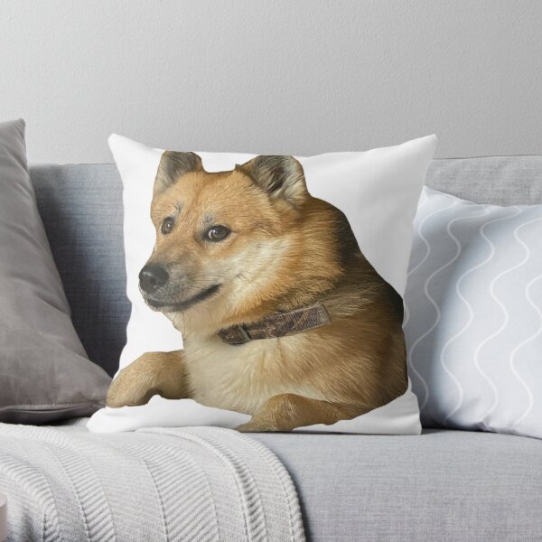 Hello Doge Pillows Cushions Redbubble - doge 2 0 roblox