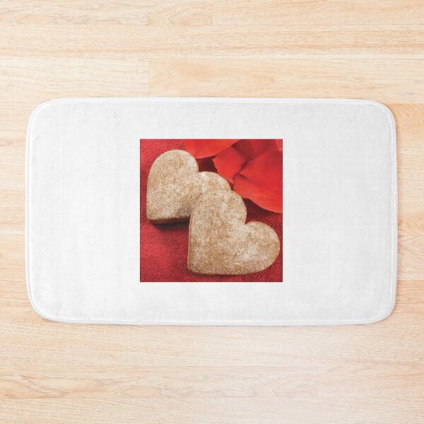 Item preview, Two hearts - red rose petals and biscuits designed and sold by Latch Farm  Studios.