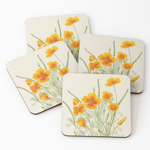 Item preview, Mexican Poppy Vintage Botanical Print, Mary Vaux Walcott designed and sold by Vintage Wall Art.