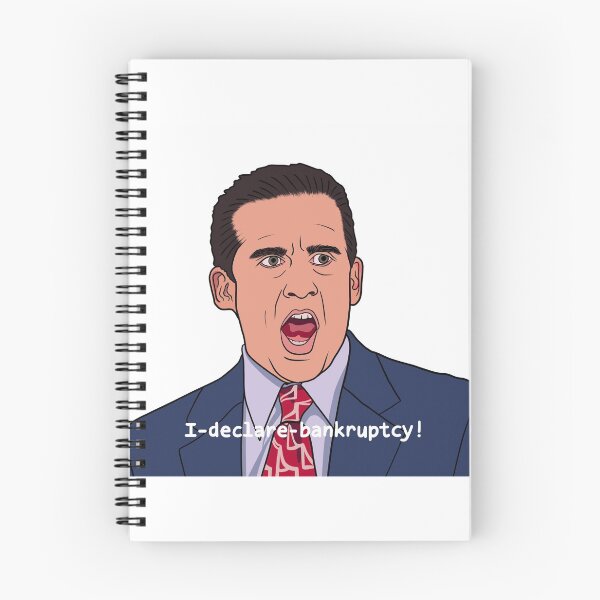 Item preview, Michael Scott The Office “I declare bankruptcy” designed and sold by Sinead Ashcroft.
