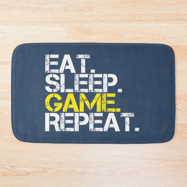 Item preview, Eat Sleep Game Repeat Funny Gamer Timetable Humorous  designed and sold by alenaz.
