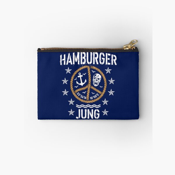 Item preview, 98 Hamburger Jung Anker Peace Sign Hamburg Coordinates Skull Maritim designed and sold by Margarita-Art.
