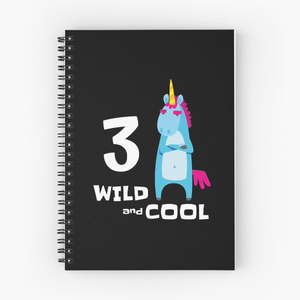 Item preview, 3rd Birthday Boy Gift Wild & Cool 3 Year Old Unicorn Bday Party Outfit designed and sold by FunnySunny T-Shirts.