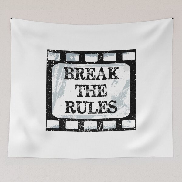 Item preview, Break The Rules designed and sold by RedFirecracker.